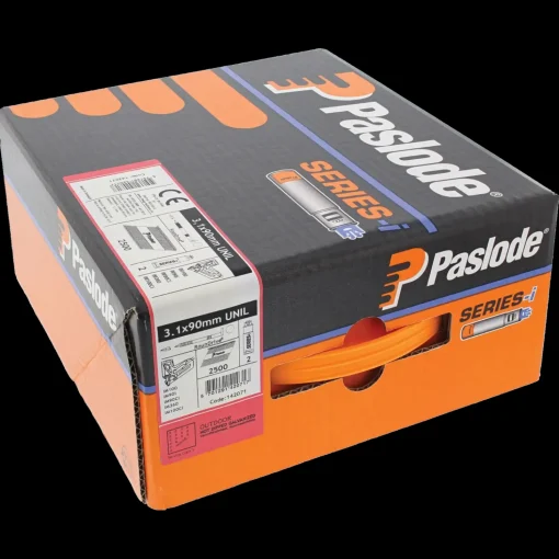 Paslode ringsøm 34° papirbåndet 3,1x98 mm varmforzinket 2500 stk + 2 gas