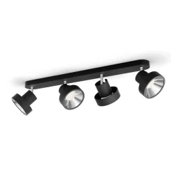 Philips Bukko Single spot 4x4,3W sort