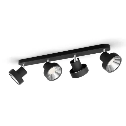 Philips Bukko Single spot 4x4,3W sort