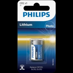 Philips fotolithium CR2 batteri 1 stk.
