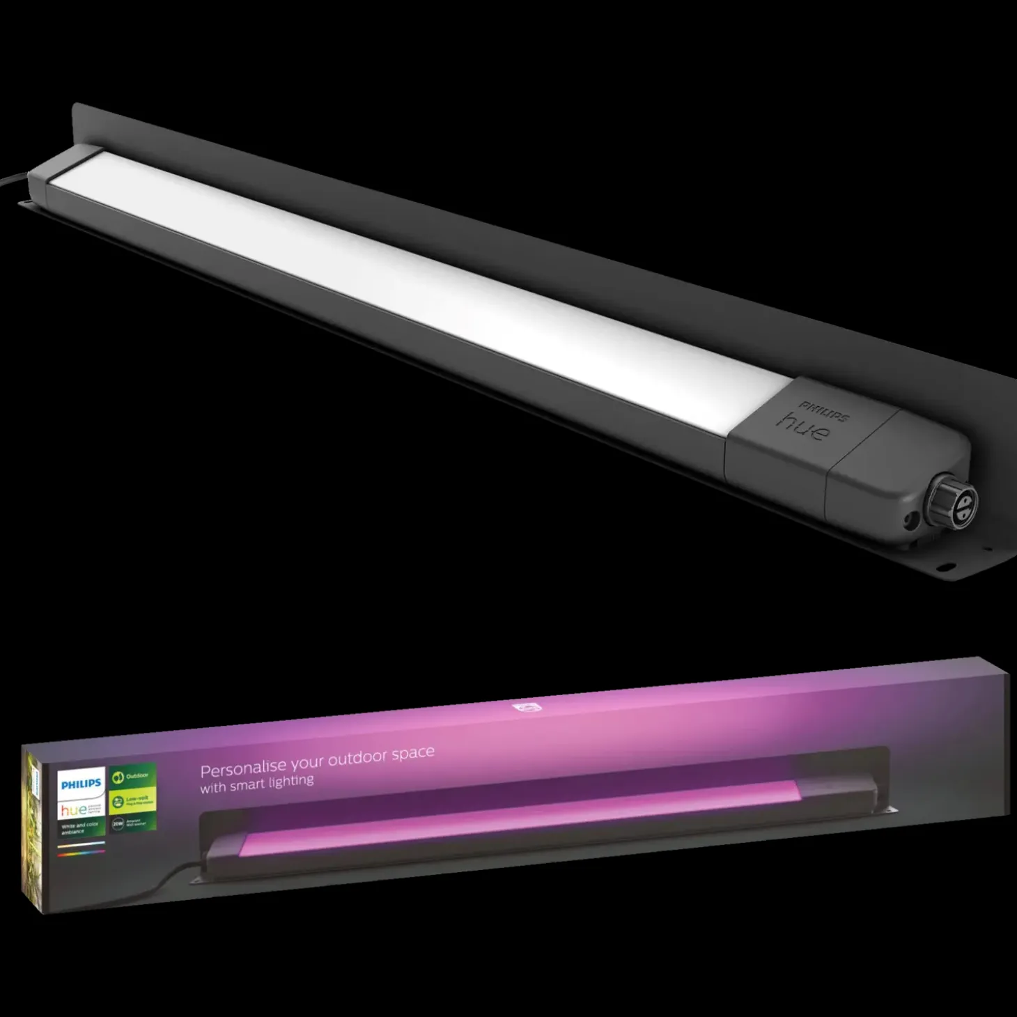 Philips Hue Amarant udendørs projektør 20W sort