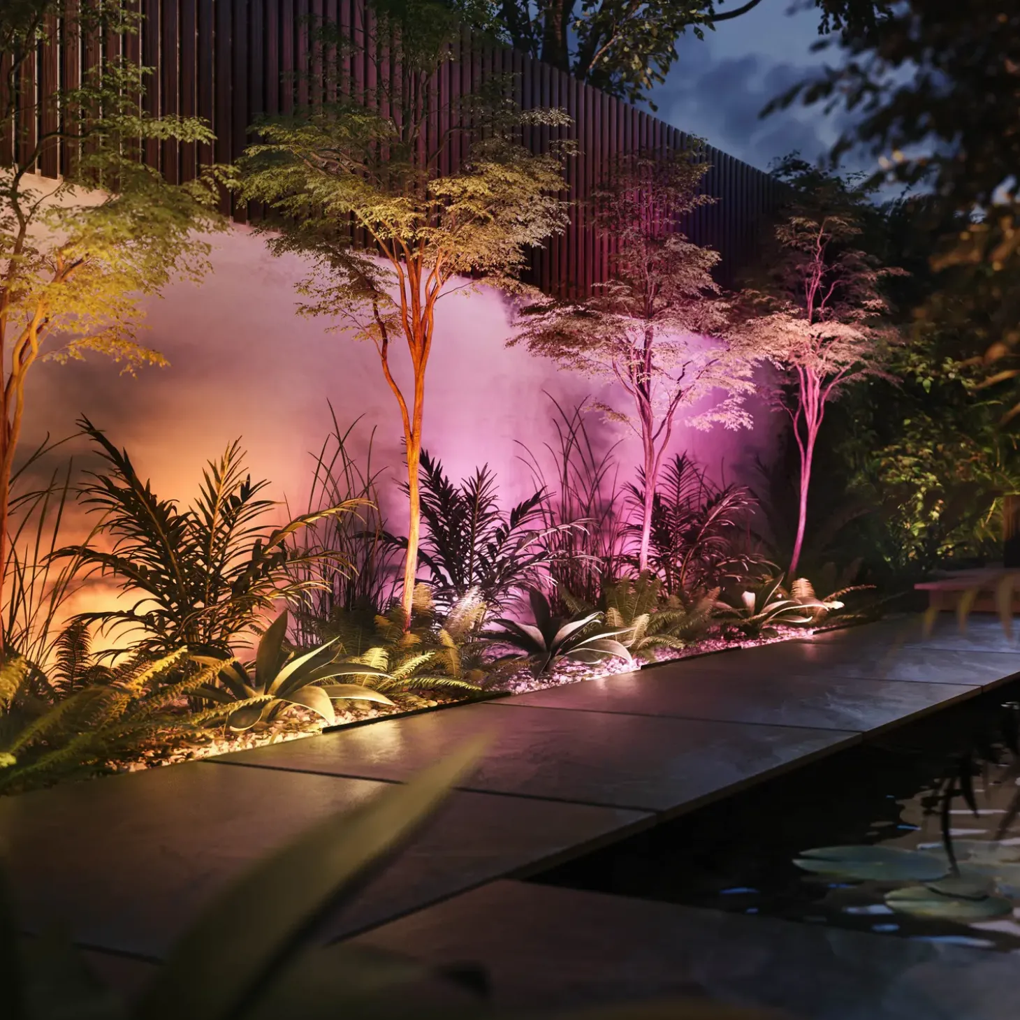 Philips Hue Amarant udendørs projektør 20W sort