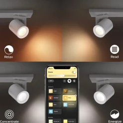 Philips Hue Argenta enkelt spot GU10 LED