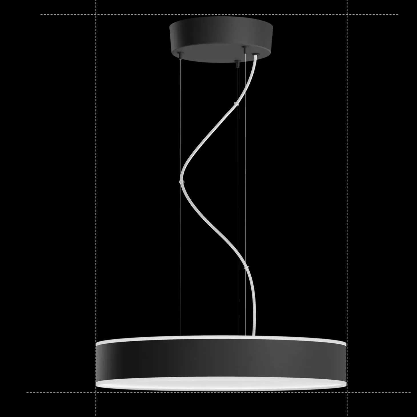Philips Hue Enrave pendel Ø42,5 mm 33,5W sort
