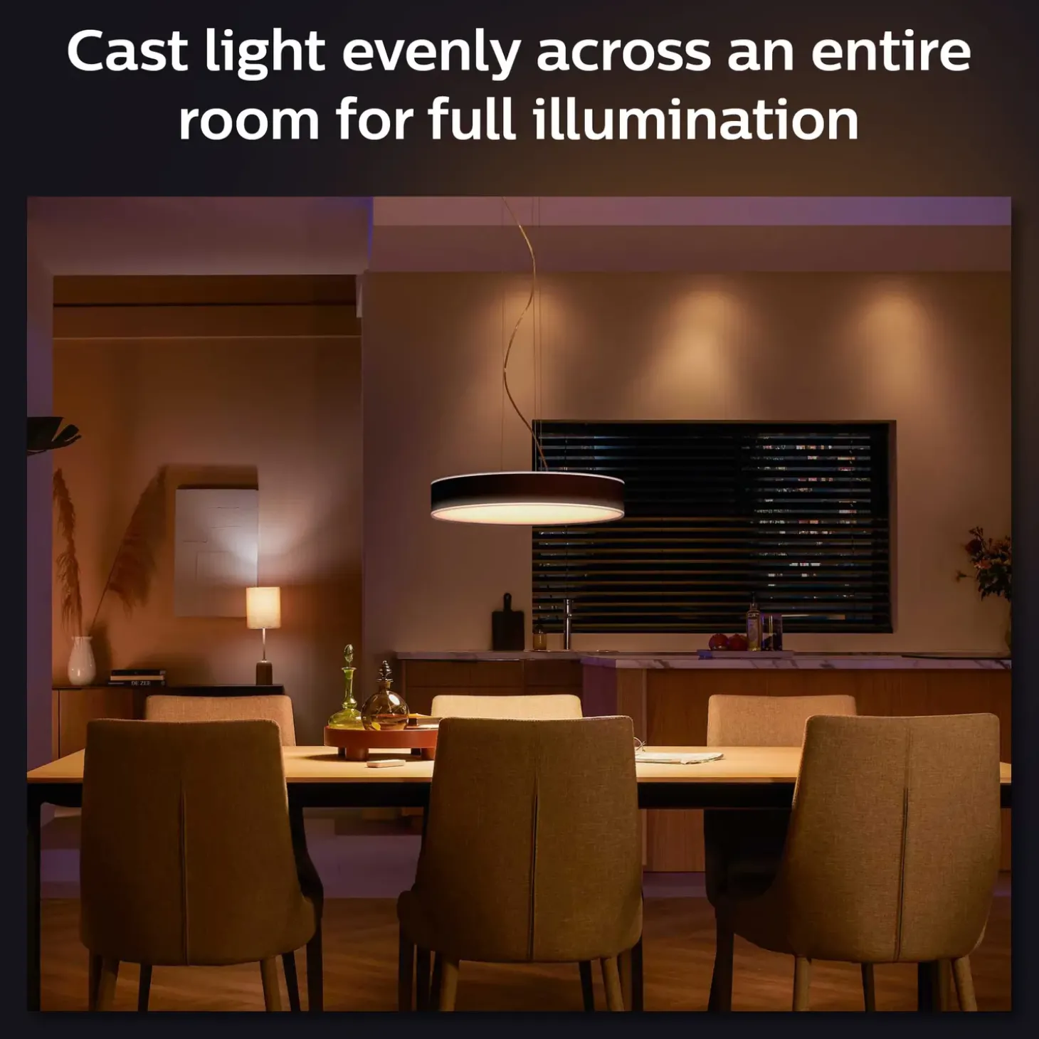 Philips Hue Enrave pendel Ø42,5 mm 33,5W sort