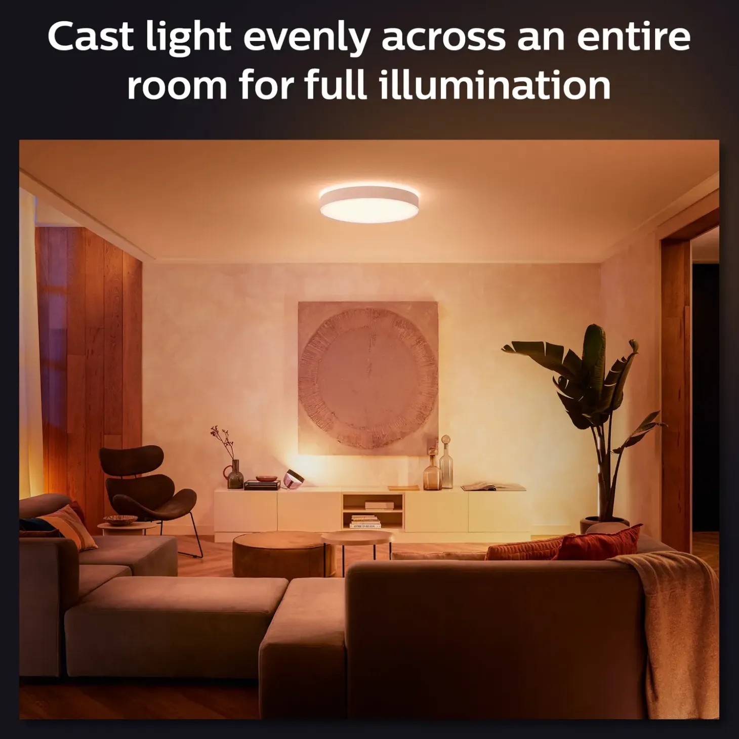 Philips Hue Enrave XL plafond Ø55,1 cm 48W hvid