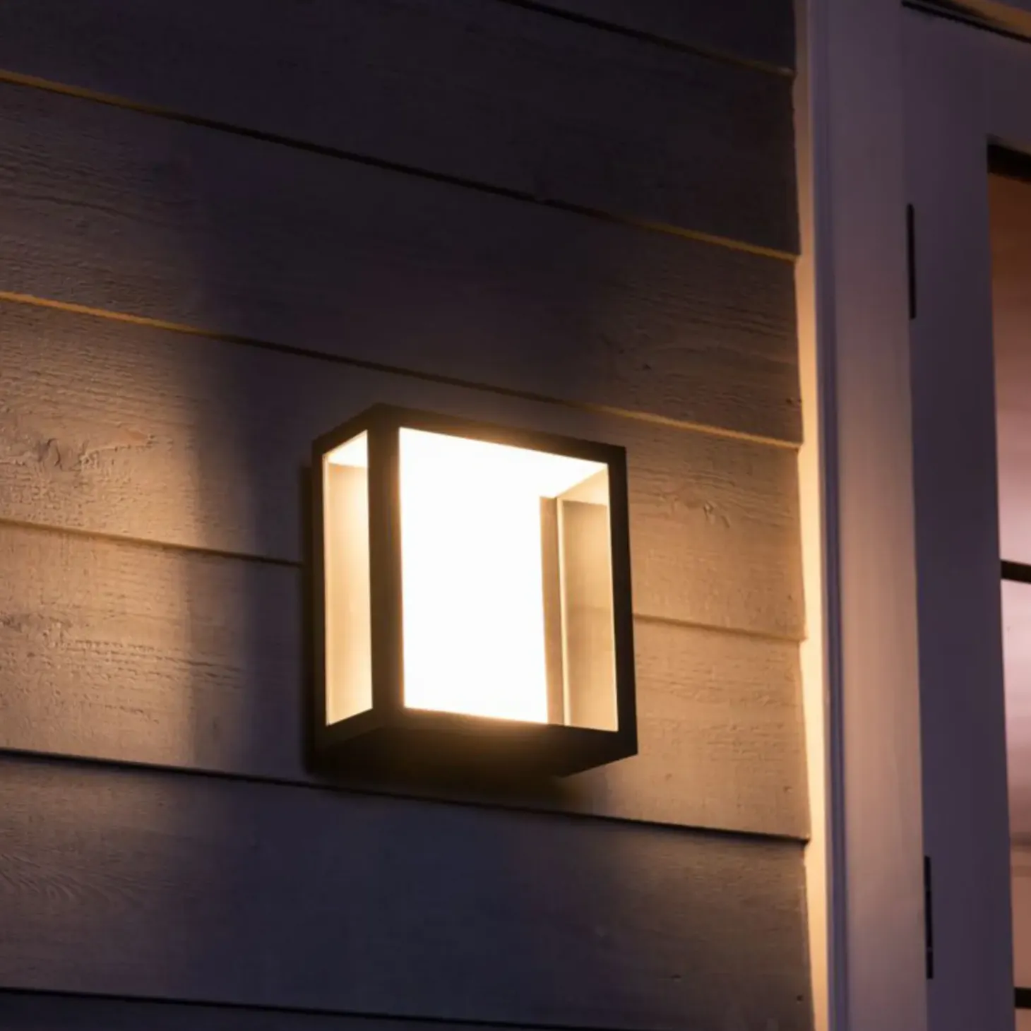 Philips Hue Impress udendørs væglampe sort