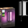 Philips Hue Impress udendørs væglampe 2x8W sort