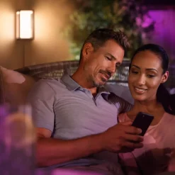 Philips Hue Impress udendørs væglampe 2x8W sort