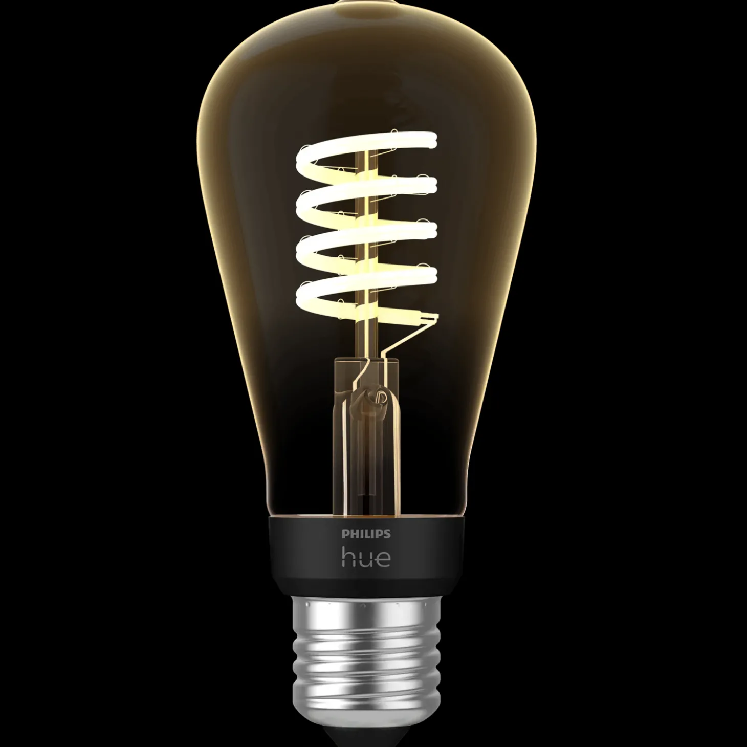 Philips Hue LED edison pære E27 7W ST64 filament hvid ambie