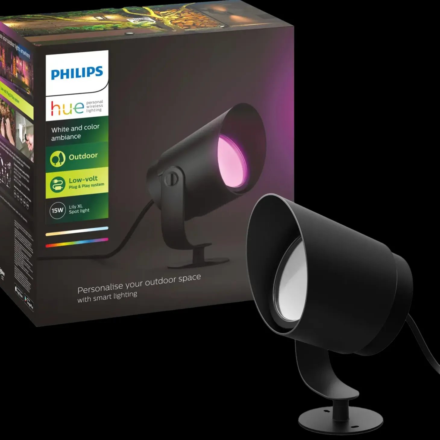 Philips Hue Lily udendørs spot stor LED