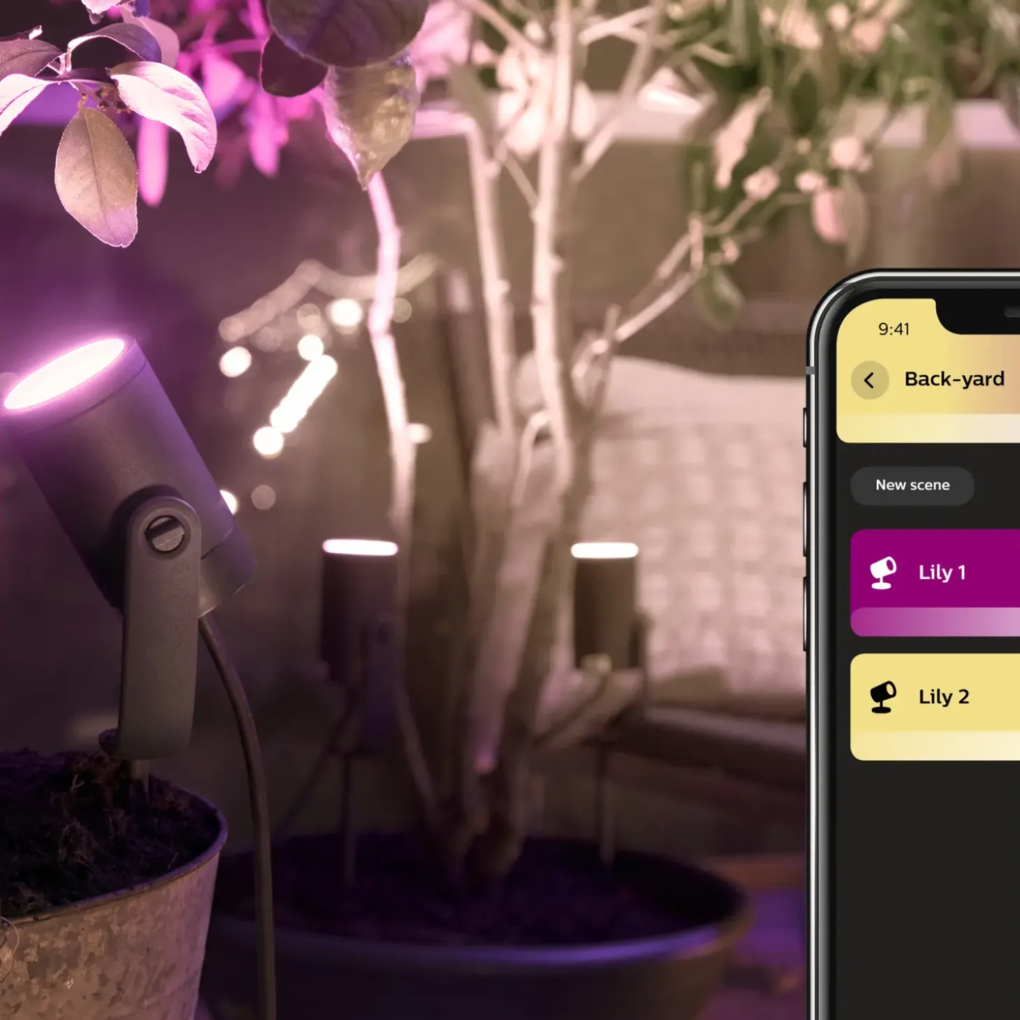 Philips Hue Lily udendørs spot stor LED