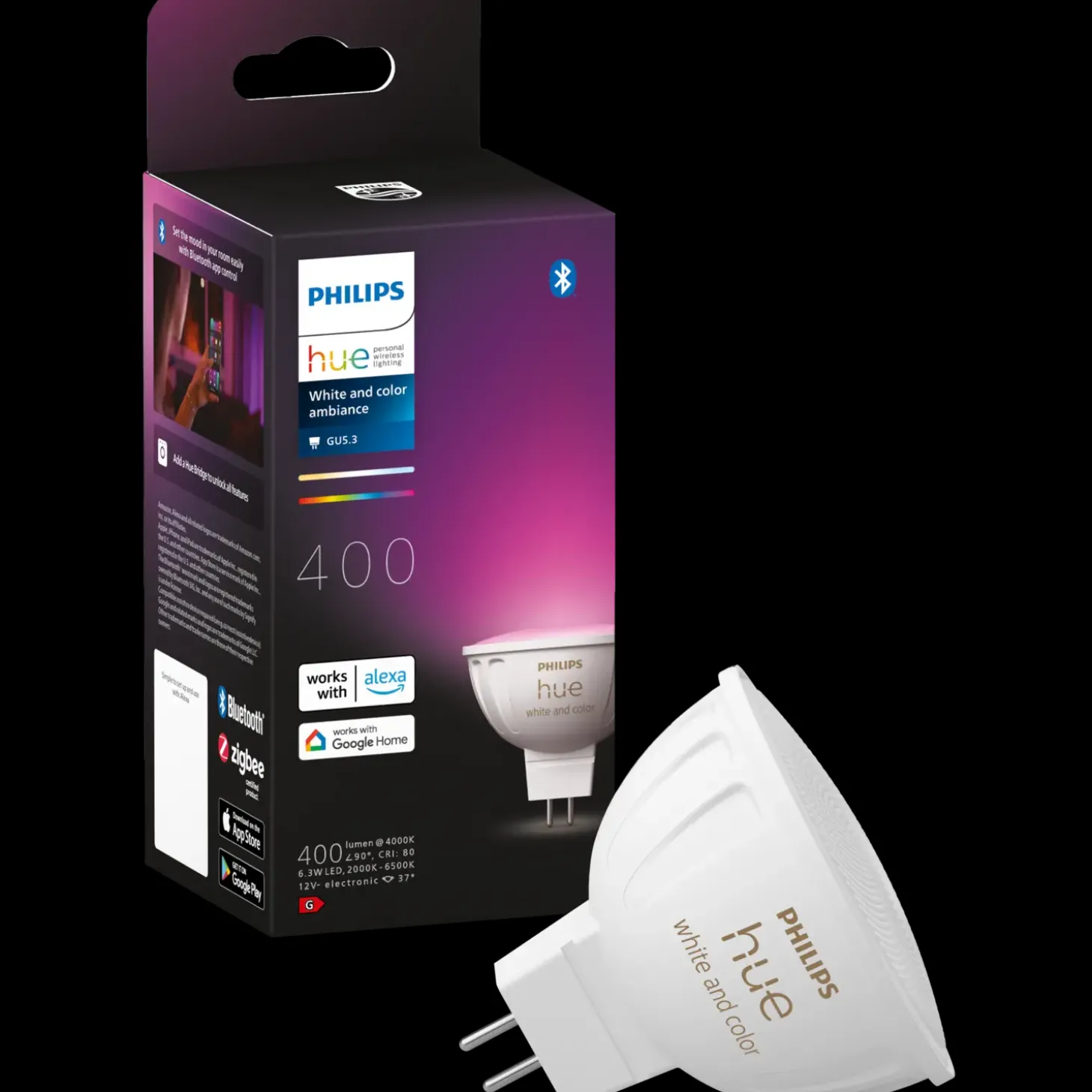 Philips Hue MR16-LED-spot GU5.3 hvid/farve ambiente 6,3W