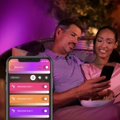 Philips Hue Resonate udendørs væglampe sort