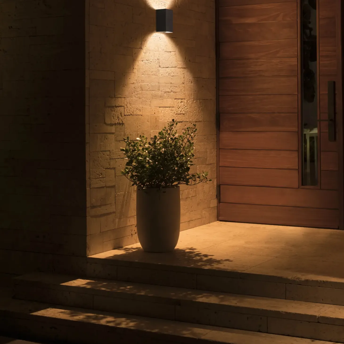 Philips Hue Resonate udendørs væglampe sort