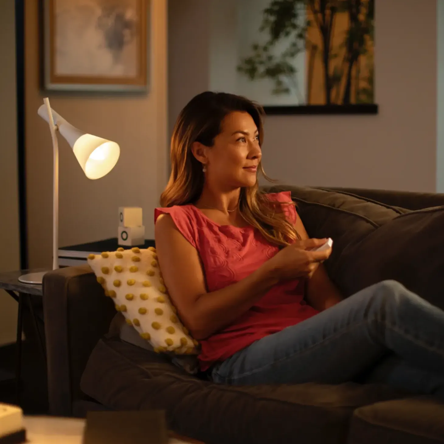 Philips Hue startsæt E27 2-pak m/Hue bridge/smart plug/Dimmer switch