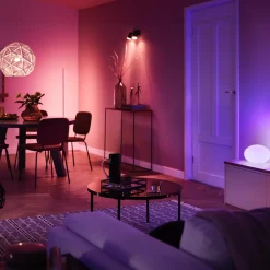Philips Hue startsæt E27 2-pak m/Hue bridge/smart plug/Dimmer switch