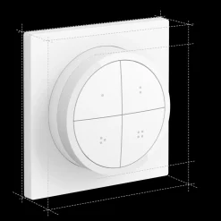 Philips Hue tap dial switch trådlæs kontakt hvid