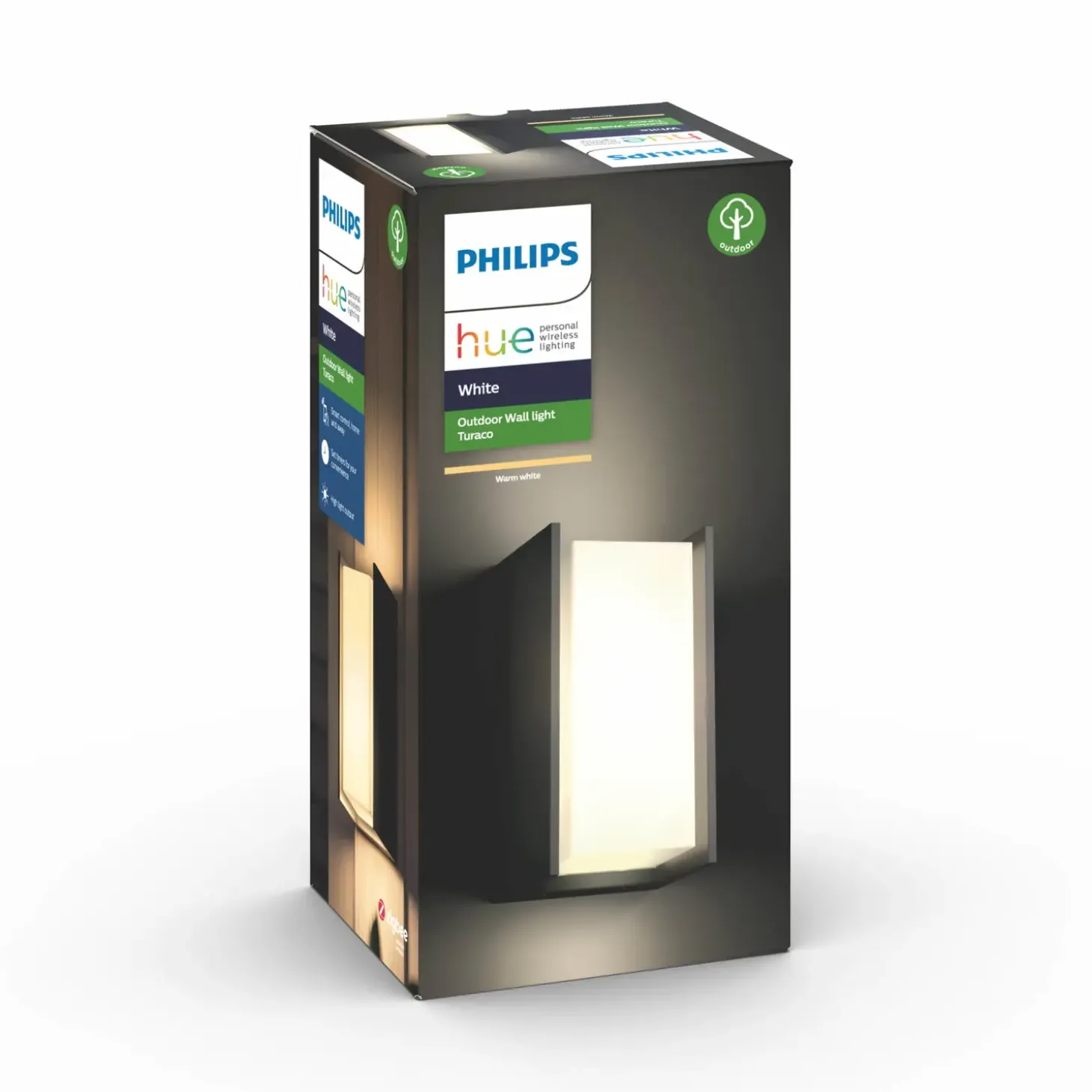 Philips Hue Turaco udendørs væglampe antracit