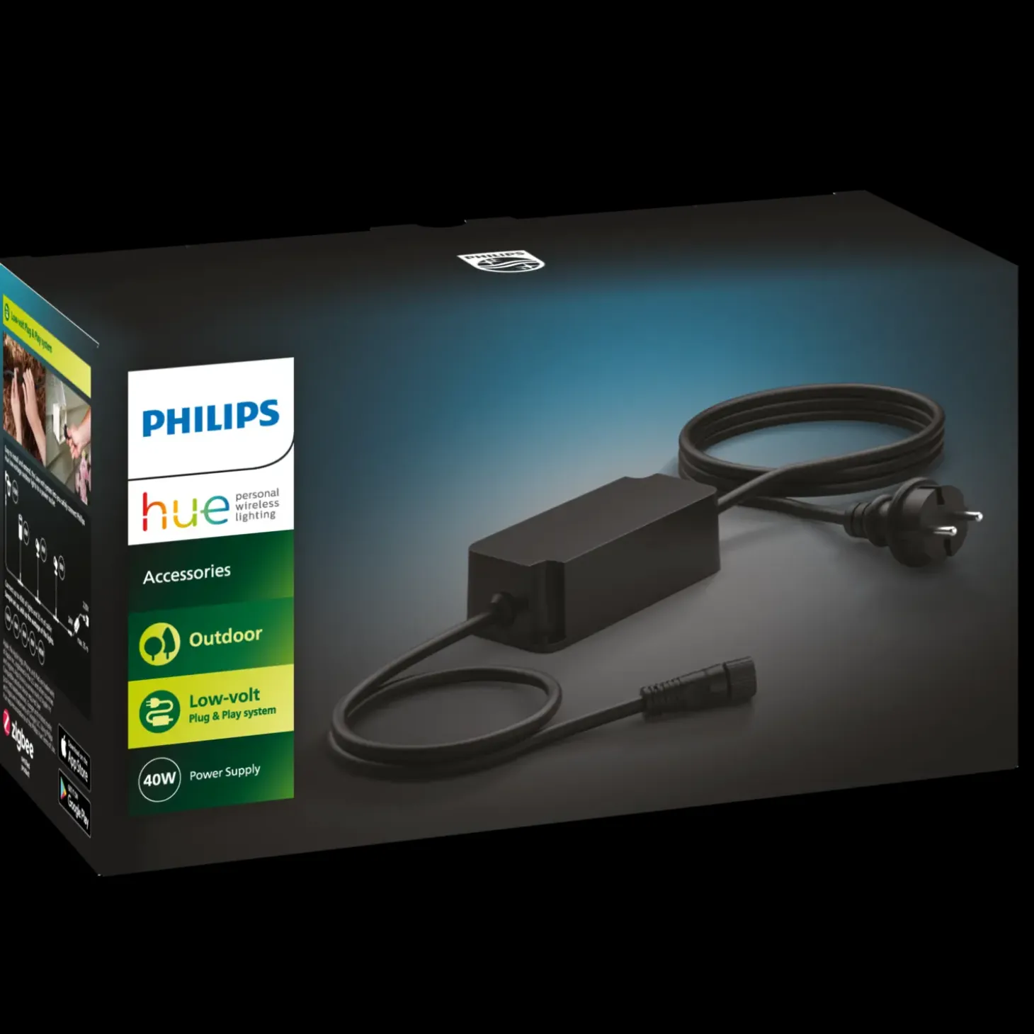 Philips Hue 40W strømforsyning til udendørs lav volt lamper