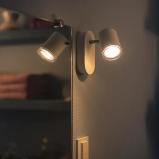 Philips Hue White ambiance Adore enkelt spot til badeværelse GU10 LED
