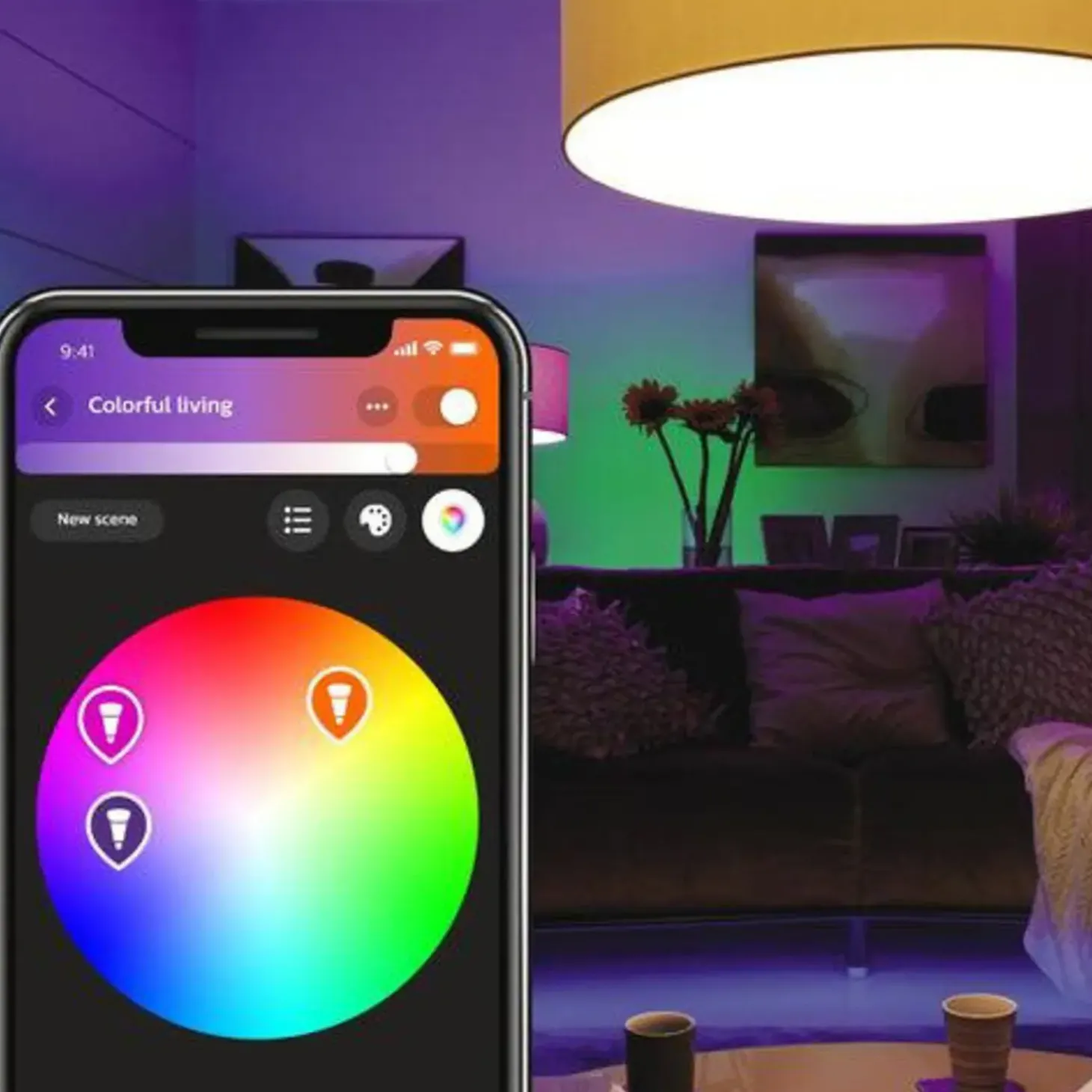 Philips Hue White and color ambiance startsæt GU10