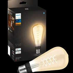 Philips Hue White LED G125 Globe E27 pære