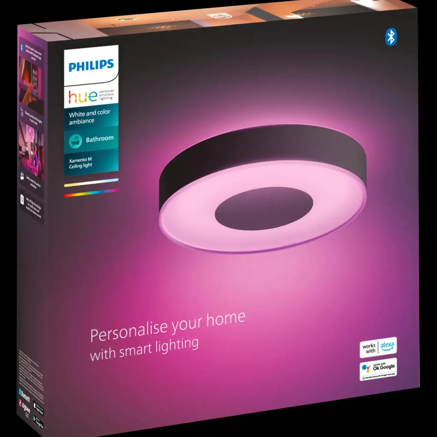 Philips Hue Xamento M loftslampe Ø38,1 cm 33,5W sort