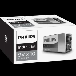 Philips Industrial 9V (LR61) batteri - pk. á 10 stk.