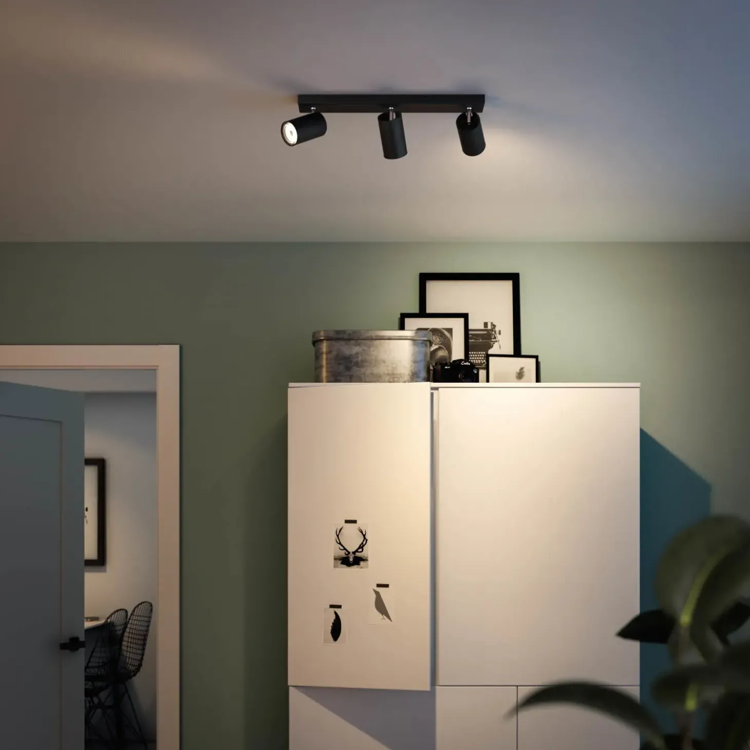 Philips Kosipo spot 3x10W sort