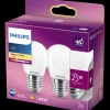 Philips Krone LED pære E27 25W 2 pack