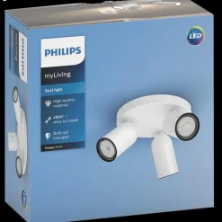 Philips Pongee spot 3x10W hvid