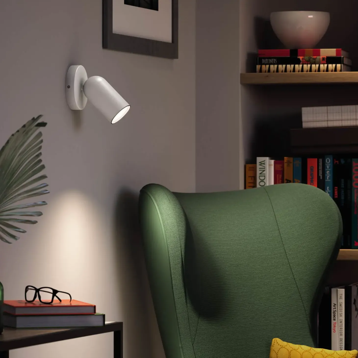 Philips Pongee spot 1x10W hvid