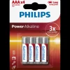 Philips Power alkaline LR03/AAA batteri 4 stk.