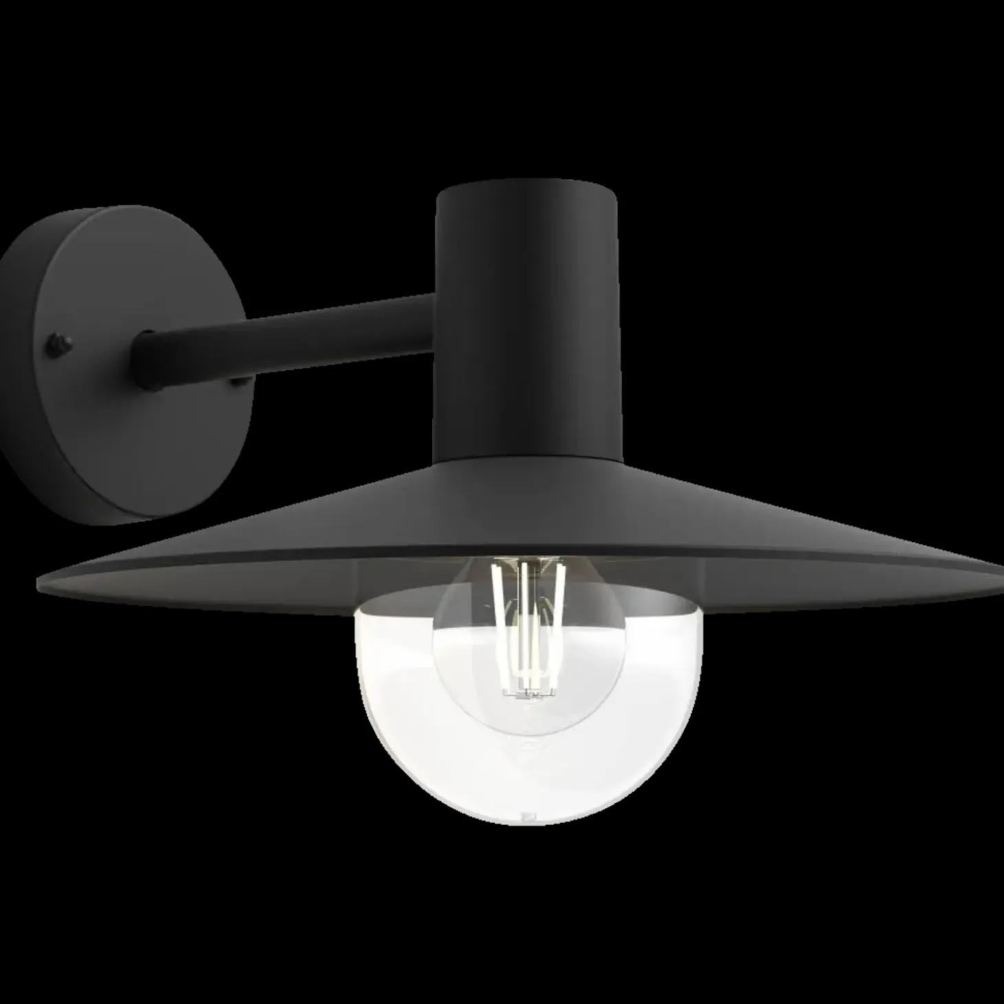 Philips Skua udendørs væglampe sort