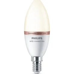Philips Smart WiZ white LED pære E14 4,6W kerte mat