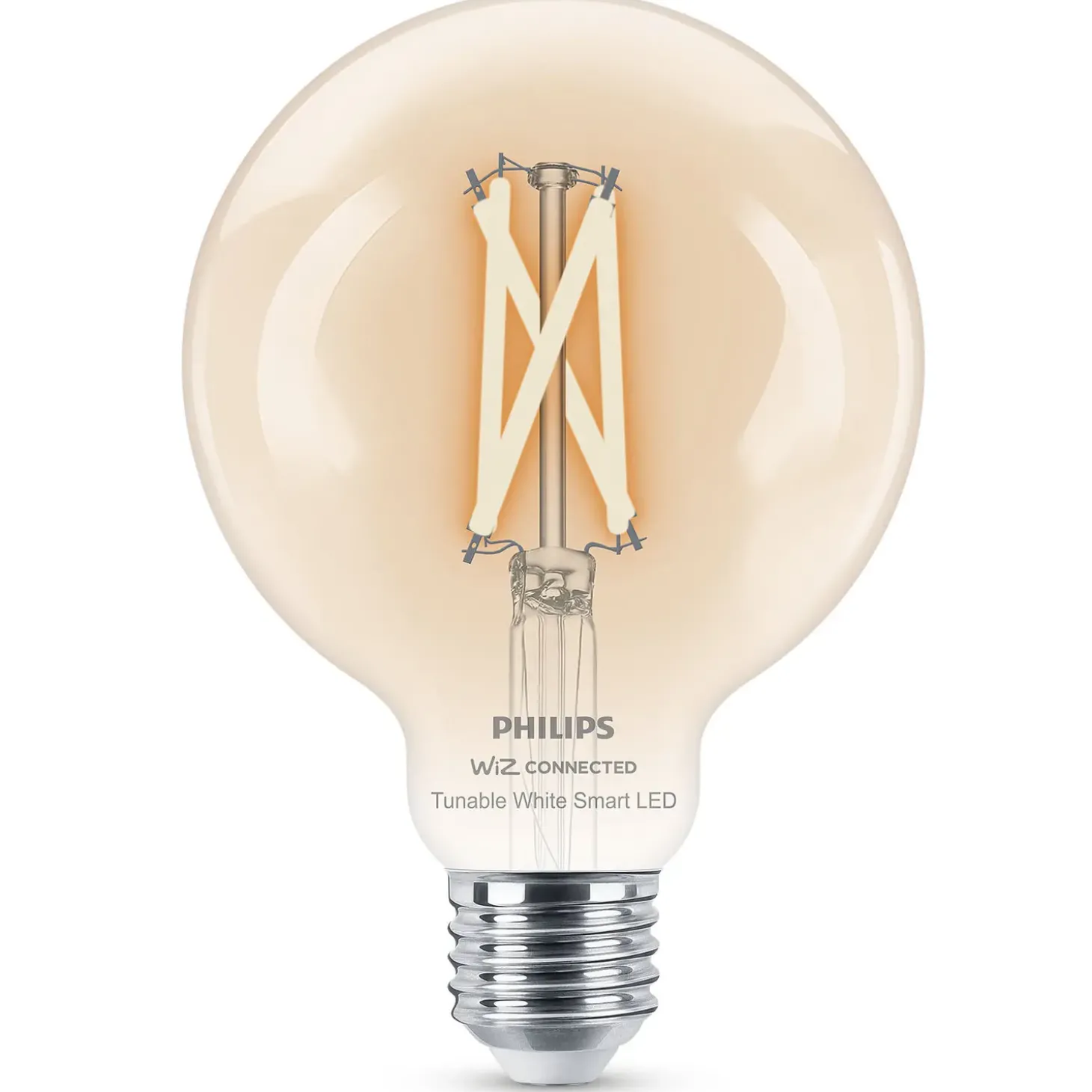 Philips Smart WiZ white LED pære E27 6,7W globe klar