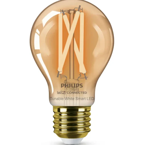 Philips Smart WiZ white LED pære E27 6,7W standard guld