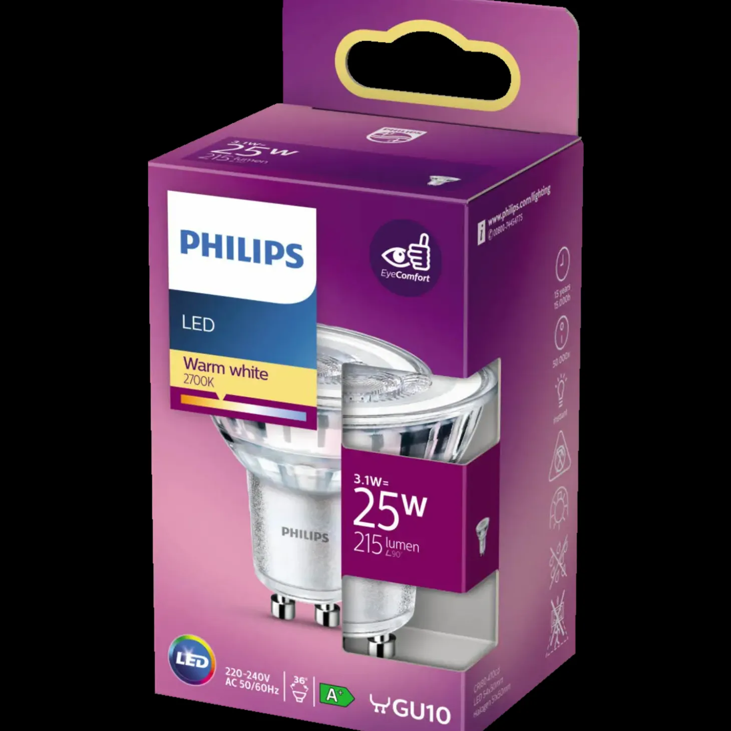 Philips Spot LED pære GU10 25W