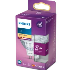 Philips spot LED pære 20W GU5.3 varm hvid