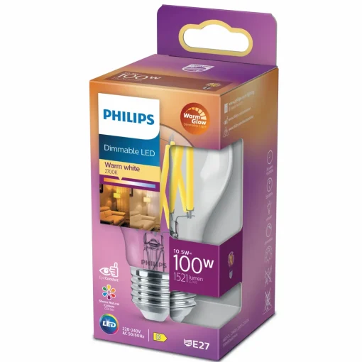 Philips Standard LED pære 100W E27 klar