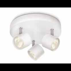 Philips Star LED spot 3x4W hvid