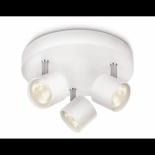 Philips Star LED spot 3x4W hvid