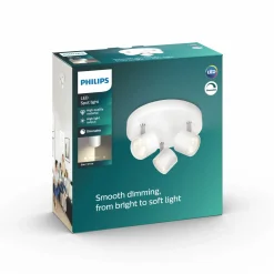 Philips Star LED spot 3x4W hvid