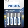 Philips Ultra Alkaline LR6/AA batteri - pk. á 4 stk.