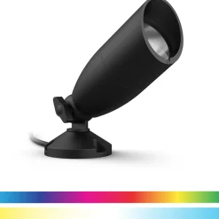 Philips WiZ udendørs bedlamper spot startsæt 10W sort