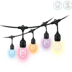 Philips WiZ udendørs lyskæde 12W 12 pærer 15 m