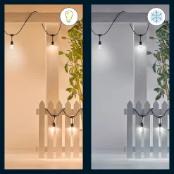 Philips WiZ udendørs lyskæde 12W 12 pærer 15 m