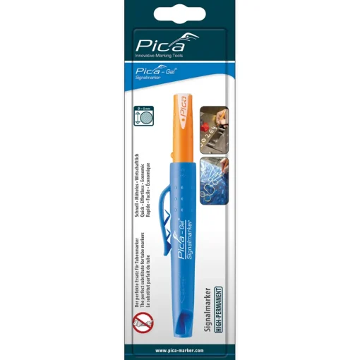 Pica Gel signalmarker permanent hvid