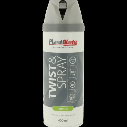 Plasti-Kote twist primer grå 400 ml